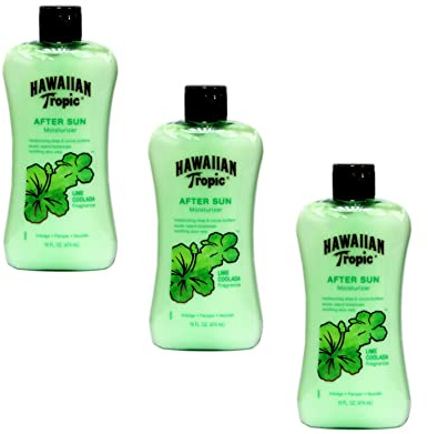Hawaiian Tropic After Sun Lime Coolada Moisturizing Sun Care Lotion - 16 Ounce (Pack of 3)
