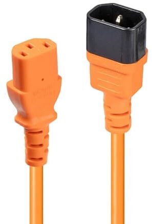LINDY 30475 2m IEC Verlängerung, orange