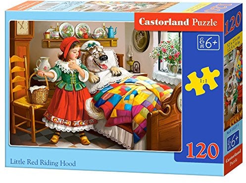 Castorland B13227 Classic Little Red Riding Hood Jigsaw Puzzle, 120 Pieces Set, Multicolour