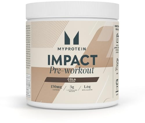 Myprotein Impact Pre‑Workout – Energy, Focus & Performance Formula with Caffeine, Citrulline & Beta-Alanine | Cola – 500 g - 43 Servings | Boosts Training Drive & Workout Intensity