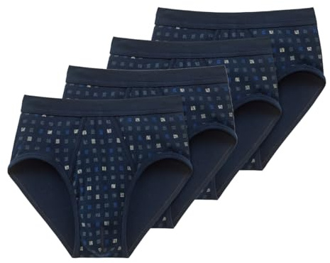 Schiesser Men's Sport Brief with Handle (Pack 2) - 4 x Navy, Medium (5 M))