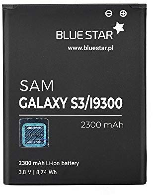 Bluestar Akku Ersatz kompatibel mit Samsung I9300 Galaxy S3 2300 mAh Batterie Accu EB-L1H2LLU, EB585158LP