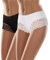 Merry Style Damen Boxershorts MSGAB107 ((2Pack) Schwarz/Weiß, 36 (Herstellergröße: S))