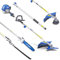Hyundai Attrezzo multiuso 5 in 1, 52 cc a benzina con tagliaerba da 430 mm, tagliasiepi da 425 mm, motosega da 25,4 cm, decespugliatore, 2 tempi