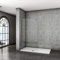 900x2000mm Walkin Shower Screen Panel Wetroom Shower Enclosure 8mm Easy Clean Glass with Support Bar F-131