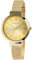 Excellanc Damen-Uhr Edelstahl Meshband Hakenverschluss Analog Quarz 1300036 (goldfarbig)