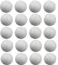Scott Edward Air Golf Übungsbälle, 20 Stück, leichter Schaumstoffball, realistische helle Farbe, Golftraining drinnen und draußen, für Hinterhof Schlaglatte, weich für Kinder, Haustiere (weiß)