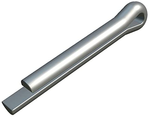 M4 Pasadores de chaveta, 4X50mm coppiglia divisa, pasadores partidos per perno con testa, spille di sicurezza di fissaggio per automobili, macchinari, carrello da giardino, carriola (Pack of 25)