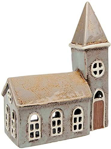Village Pottery Teelichthalter „Kirche“