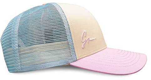 Grace Folly Beach Trucker Hüte für Damen - Snapback Baseball Cap für Sommer, Klassisches Blau und Lavendel, Einheitsgröße