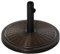 Outsunny 13kg Garden Parasol Base Holder, Cement Outdoor Market Umbrella Stand, Fits 35mm/38mm/48mm Poles, Black
