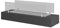 OutInFire Bruciatore Bioetanolo - Inserto per camino bioetanolo da Appoggio o Incasso, Firebox60 (con vetri)