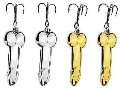 4 lustige Angelköder, speziell geformte Hartmetall-Pailletten-Angelköder, Top-Wasserbarsch-Angelköder, Spinner-Köder für Barsch, Angelausrüstung, Angelhaken, Geschenk für Angelliebhaber