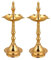 TIED RIBBONS Brass Diya for Pooja | Kerala Diyas | Gold, 5 | Set of 2 | Kuthu Vilakku Stand | Samai Diya | Deepawali Diwali Decorations for Home, Mandir, Temple, Festival | Indian
