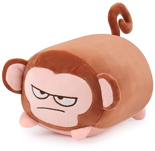 Affe Kuscheltier Spielzeug Affe Plüschtier Kissen, Kawaii Plüsch Affe Stofftier Weiches Plüsch Affenpuppe Süßes Dekoration für Zuhause, Weihnachten/Geburtstag Geschenk für Kinder Freunde, 9 Zoll