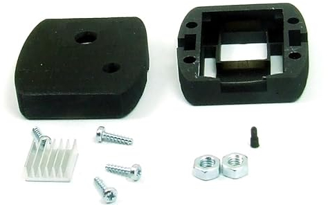 POPESQ® 1 Stk. x ESP32-CAM Gehäuse Set mit Kühlkörper Kunststoff Schwarz #A5840