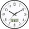 Foxtop Digitale Wanduhr mit Temperatur Datum LCD-Anzeige, Große Zahl Wanduhr Ohne Tickgeräusche Für Wohnzimmer Schlafzimmer Schule(Schwarz, 30 cm)