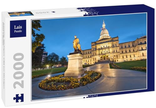 Lais Jigsaw Puzzle Lansing, Michigan, USA at the Michigan State Capitol 2000 pieces