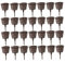 100pcs Boîte d'engrais en plastique Outil de bonsaï engrais Panier de couvercle Panier de bonsaï Bonsaï Bonsaï avec un couvercle Fertilizer Garden Supplies Plantation de jardin Plantation de bonsaï d