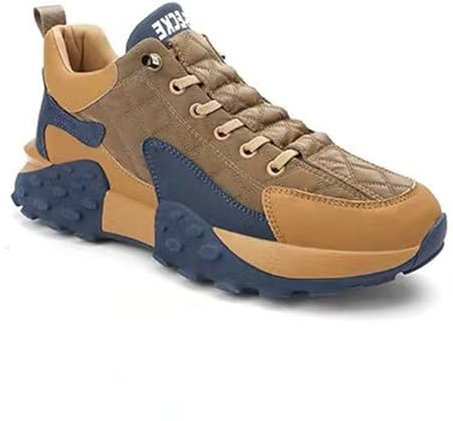 wcpqt Chaussures Orthopédiques Pied Large Homme, Chaussures de Randonnée Basses de Imperméables, Antidérapantes, Respirantes pour La Marche, Le Tennis, Le Basket-Ball Les Sports