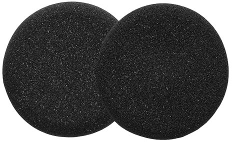 kwmobile 2X Ohrpolster kompatibel mit Jabra Evolve 20 / 20se / 30 / 30II / 40/65 Kopfhörer - Schaumstoff Ersatz Ohr Polster Overear Headphones