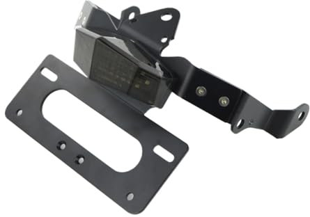 Kennzeichenhalter kompatibel mit Kawasaki Vulcan S 2015-2023 Vulcan cafe 2018-2023 Kennzeichenhalter hinten kompatibel mit Fender Eliminator(Dark Grey)