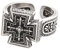 Feizikaw Valentine's Day Hochzeit Versprechen Ring Geprägter -Ring, modische Persönlichkeit, exquisiter High-End-offener Zeigefingerring (Silver, 13.5mm)