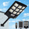 SENDALE Farolas Solares Exterior,Focos Led Solares con Mando a Distancia,IP65 Impermeable Luz Solar Exterior,6500K Foco Solar Sensor de Movimiento,Luz de Seguridad Ja