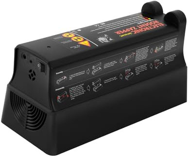 BraveeFly Elektrische Rattenfalle, Köderbox Ratten Elektrische Mausefallen,220v Elektro Mausefalle Ratten Mause Falle,FüR Beseitigung Von MäUse, Hamster