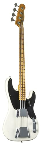 Fender '54 Precision Bass Journeyman Aged Opaque White Blonde #CZ577583 - E-Bass