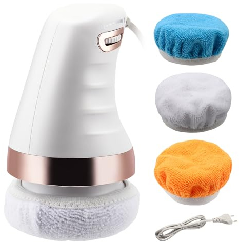 cellulite massagegerät,Ganzer Körper Handmassagegerät,anti cellulite massagegeräts mit 3 waschbaren Pads,Massagegerät für Bauch/Bein/Arme