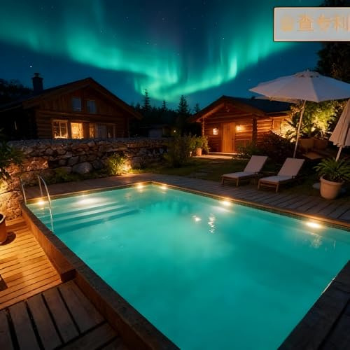 Grande piscine hors sol pour l'extérieur, intérieur spacieux, utilisation confortable pour la famille, les adultes, les enfants, le jardin, la détente et les jeux d'été