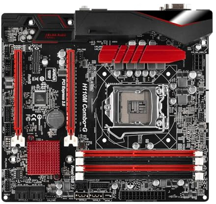 Compatibilità Scheda madre Fit For ASROCK H110M COMBO-G LGA 1151 Intel B150 supporta i7-6700 6400 7100 7400 7700 7600 CPU Micro ATX DDR4 DDR3 32 GB