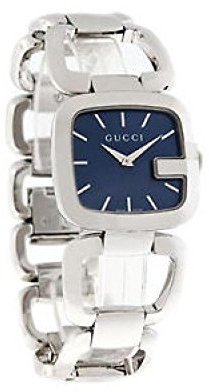Gucci G- Ladies Stainless Steel Blue Face Watch YA125405