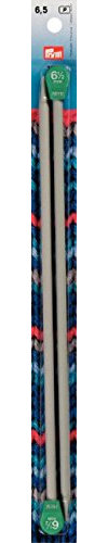 Prym 191439 Jackenstricknadeln ALU 30 cm 6,50 mm grau Jackenstricknadel, Aluminium, 6,5 mm