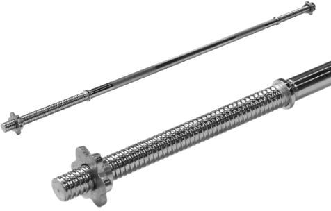 Hardcastle 4ft Solid Steel 1 Barbell Weight Bar