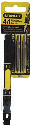 Stanley Hand Tools 66-344 4-In-1 Bi-Material Pocket Driver (6 Pack)