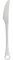 Gense Pantry Messer 20,5 cm Matter/glänzender Stahl