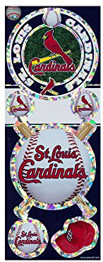 MLB Prismatischer Aufkleber, Erwachsene (unisex), Kinder (unisex), Teamfarbe, Einheitsgröße