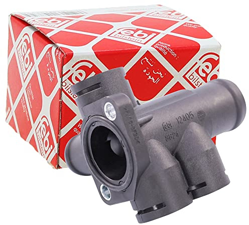 febi bilstein 12405 Coolant Flange for cylinder head, with seal, pack of one