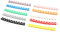 sourcingmap Wire Numbering Marker Plastic Wire Cable Marker 0-9 Coded Clip-On Cable Marker Tube Colorful for Marking the Color-Coded Cables(10Pcs)