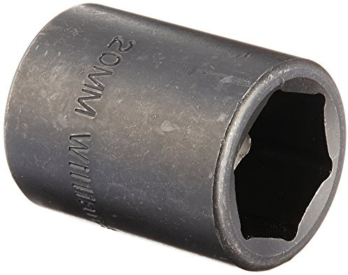 Williams 4M-620 1/2 Drive Impact Socket, 6 Point, 20-Meter
