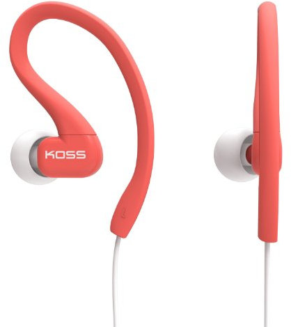 Koss KSC 32 Coral cuffia Intraurale Aggancio Rosso