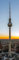1art1 Berlin Der Fernsehturm Bei Sonnenaufgang, 1-Teilig Fototapete Poster-Tapete 250x79 cm