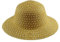 Robelli Girls Kids Easter Bonnet Hat (Arts & Craft) - 4 Colours (Yellow)