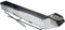 Mistermoby Barbecue Fornacella Inox da 90 Cm, Canaletta per la cottura di Arrosticini Spiedini Carne Pesce Souvlaki Kebab Skewers, piedi richiudibili, Artigianale made in Italy