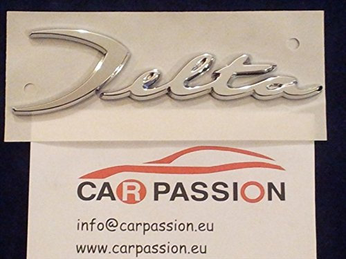 SCRITTA STEMMA LANCIA DELTA ORIGINALE POSTERIORE logo SIGLA FREGIO