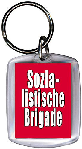 Fan-O-Menal Keyholder Schlüsselanhänger - DDR Brigade - Gr. ca. 3x4cm - 03385 -