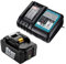 Chargeur et Batterie 18V 5,0Ah pour Makita BL1830 BL1840 BL1850, Radio DMR100 DMR101 DMR102 DMR103B DMR104 DMR105 DMR106 DMR107 DMR108 DMR109 DMR110