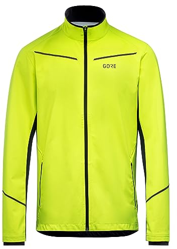 GORE WEAR Herren R3 Infinium Partial Jacke, Neon Yellow/Black, M EU